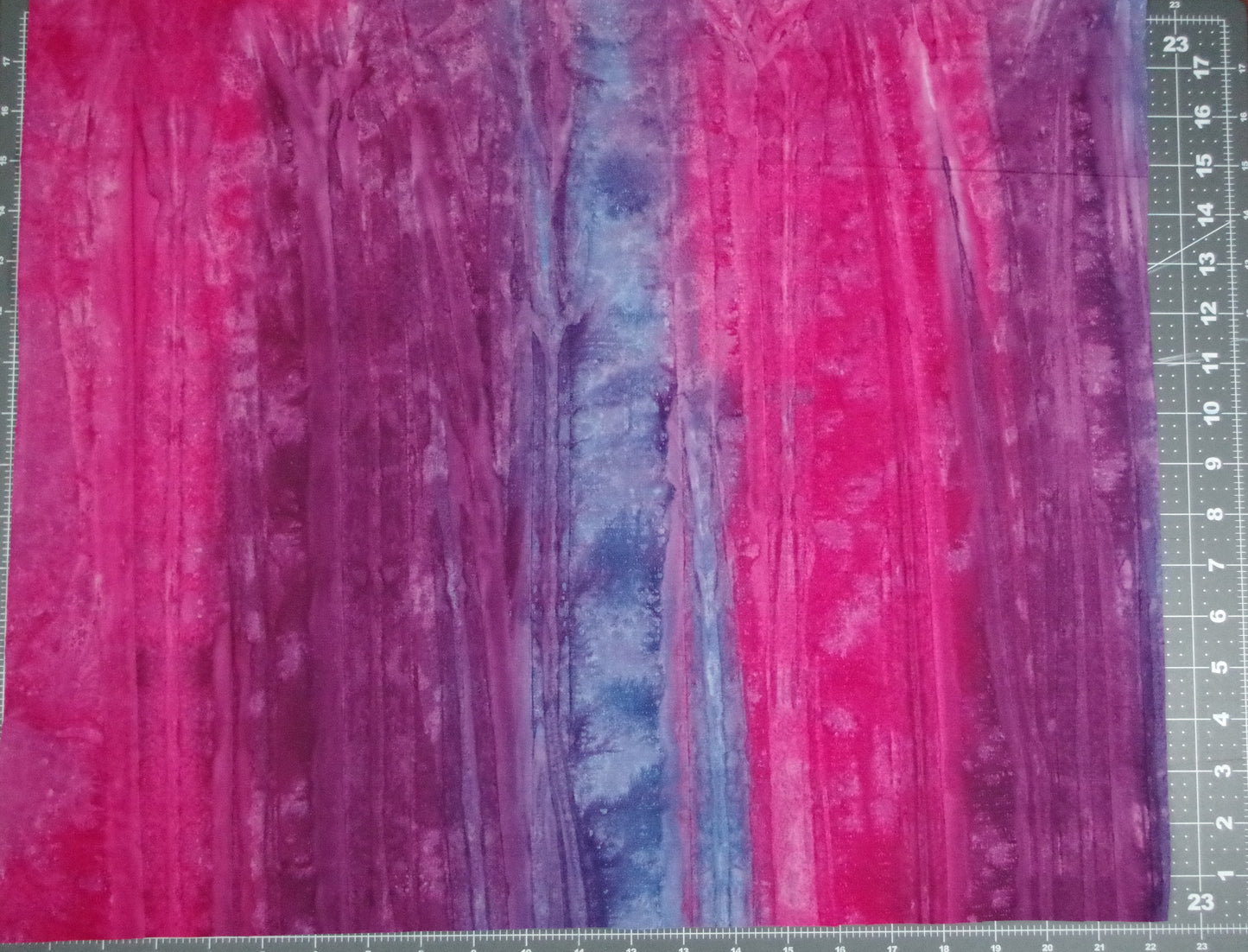 Imprimé Batik - Rose et Violet