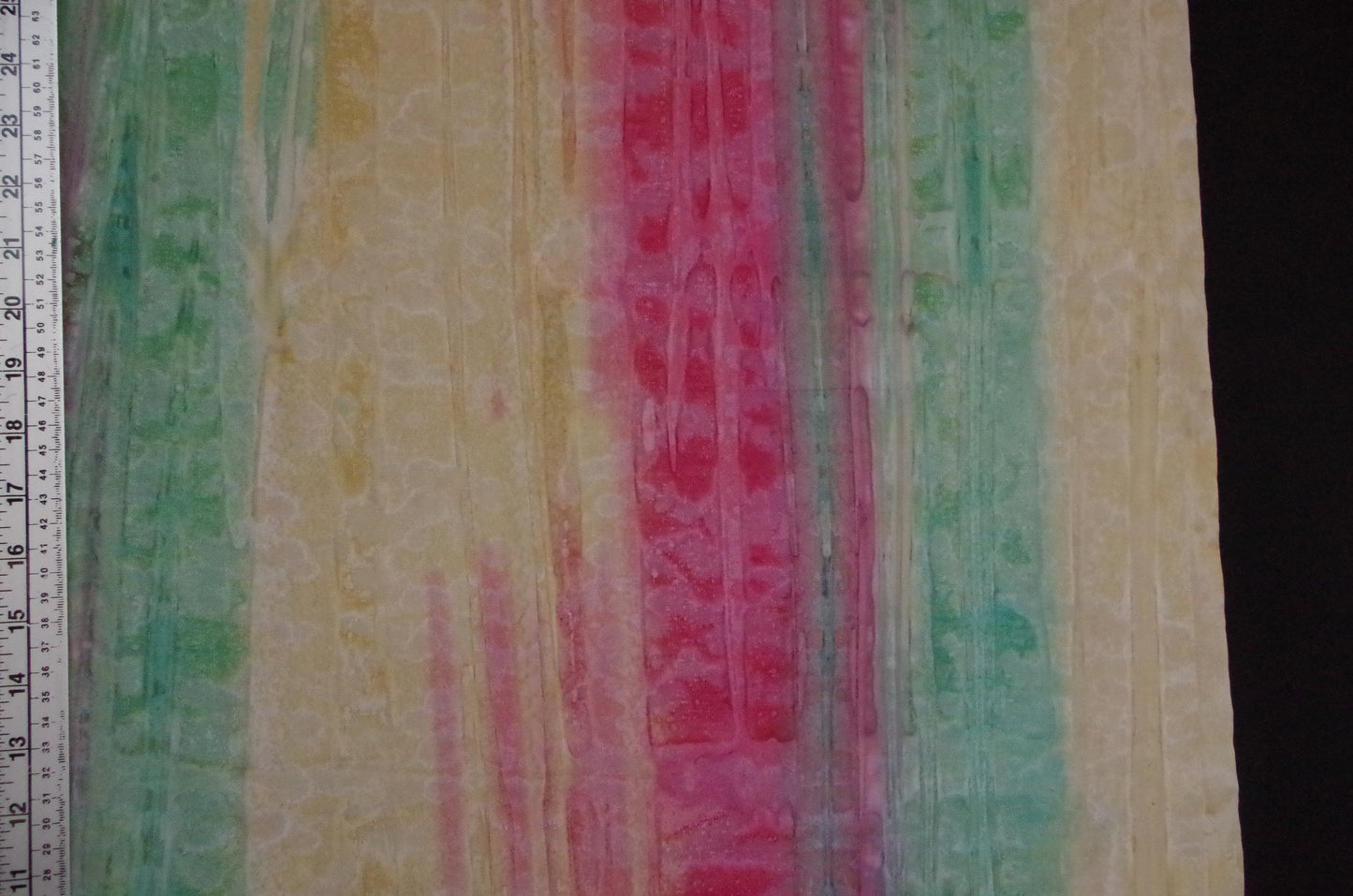 Imprimé Batik - Rouge Jaune Vert