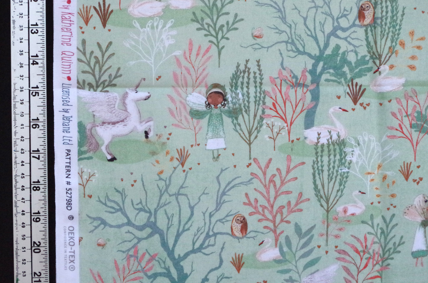 Coton matelassé - Fat Quarter - Plantes
