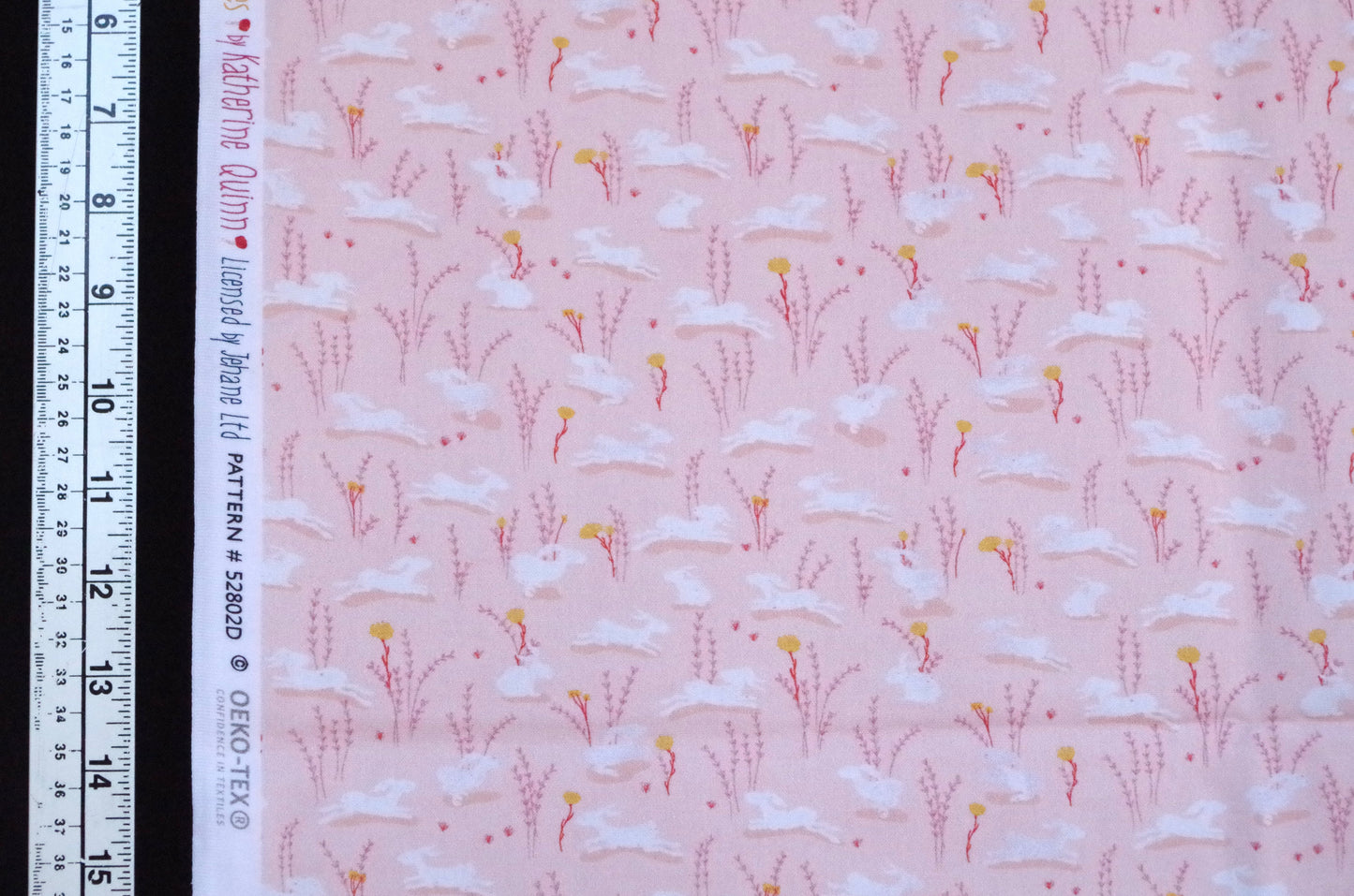 Coton matelassé - Fat Quarter - Agneau rose