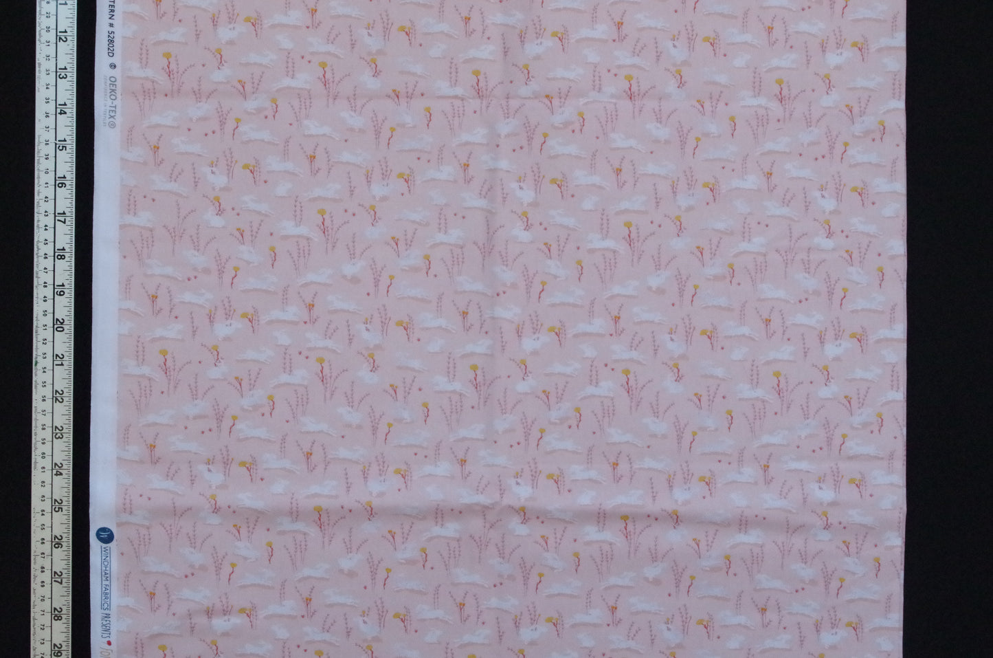 Coton matelassé - Fat Quarter - Agneau rose
