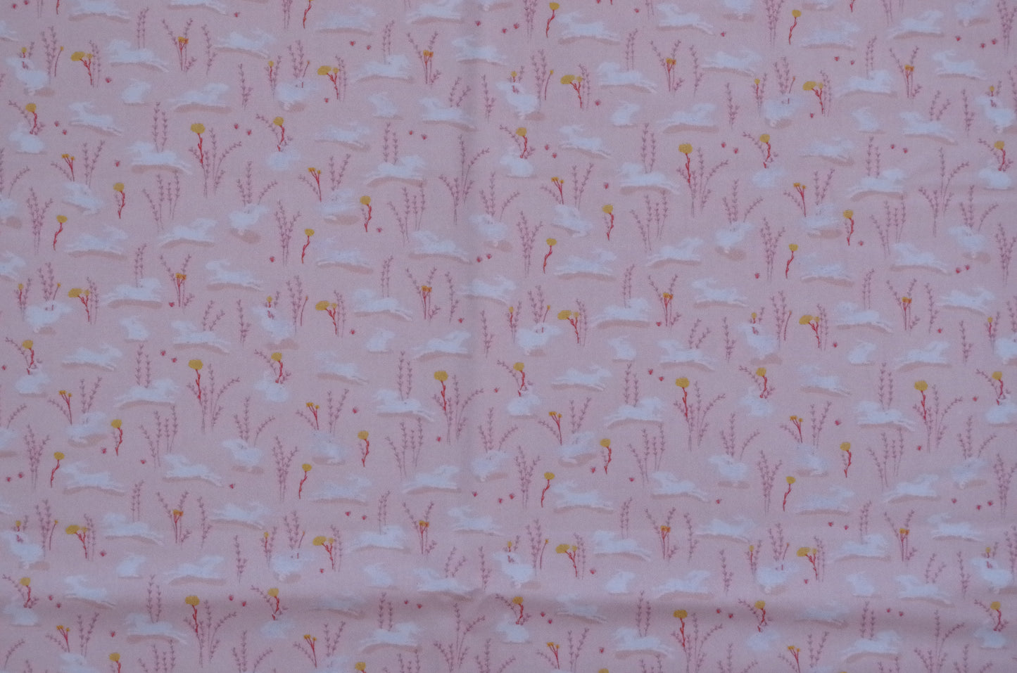 Coton matelassé - Fat Quarter - Agneau rose
