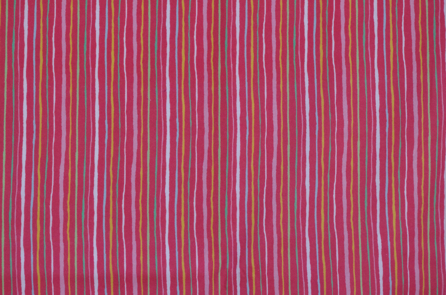 Coton matelassé - Fat Quarter - Rayures rouges