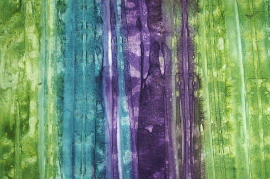 Batik Print - Green Blue & Purple