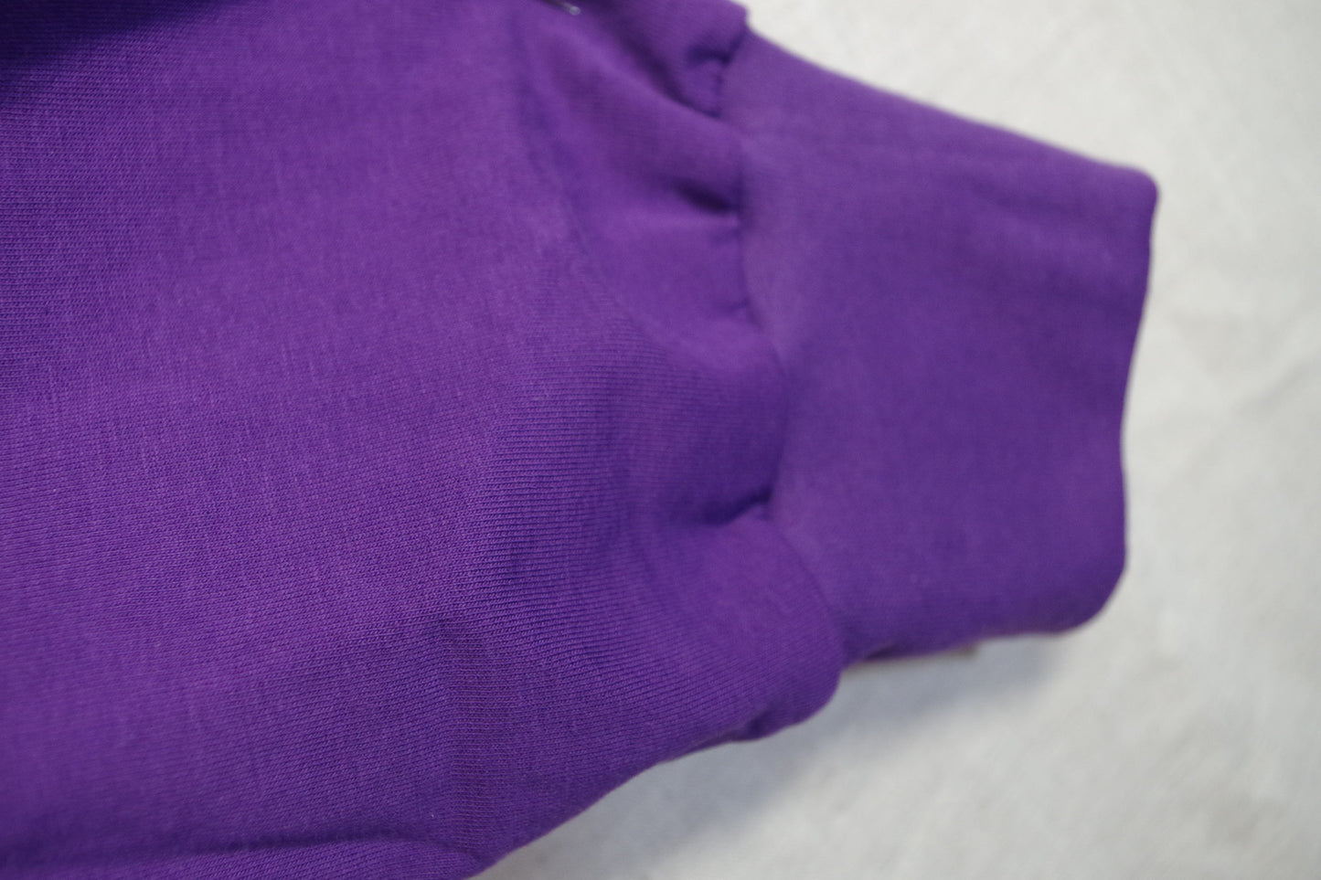 XL Purple Hoodie - Light Brushed Cotton - Unique piece