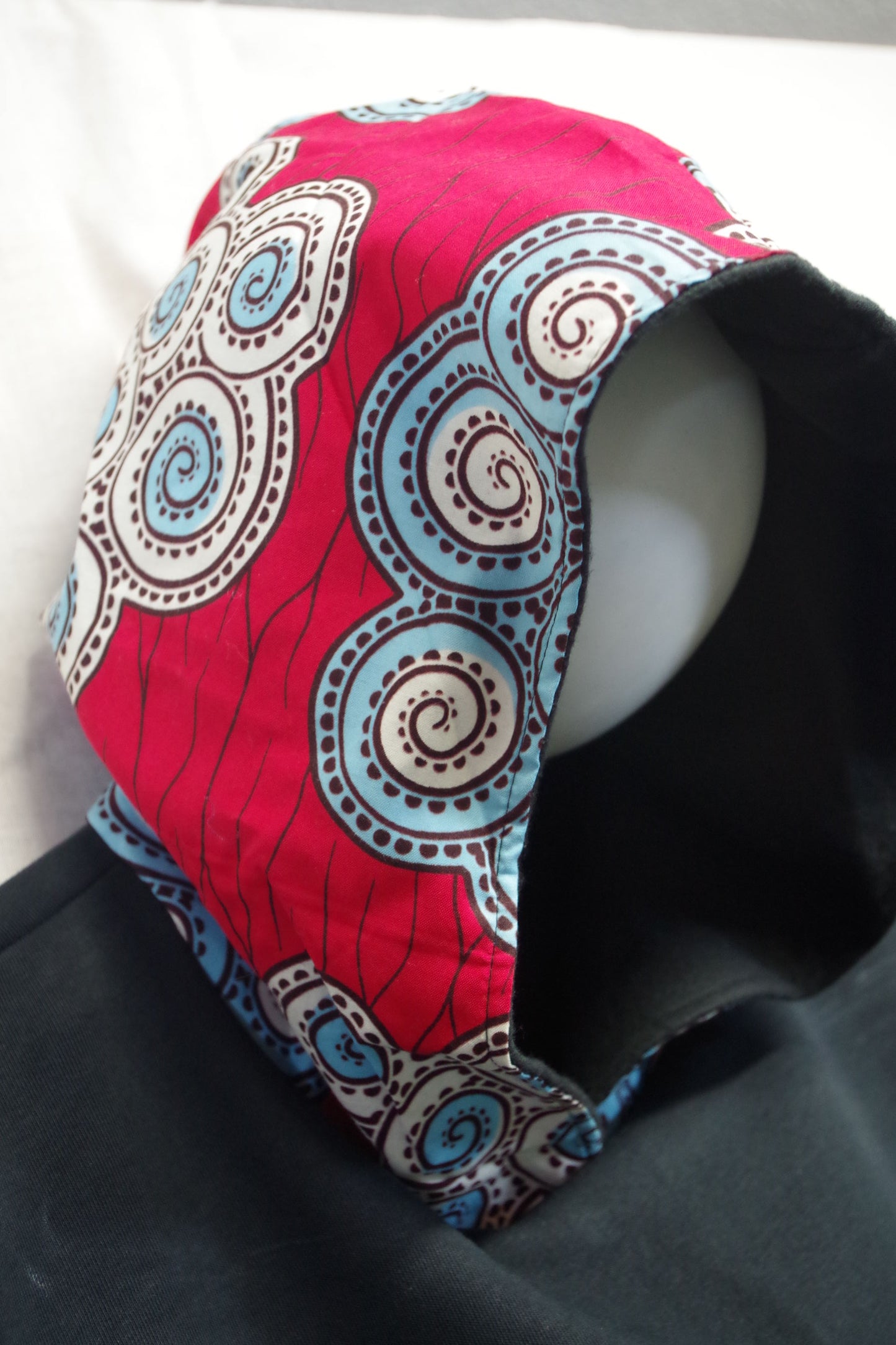 XL Red Cloud Long Hoodie- Heavy Sweatshirt Cotton