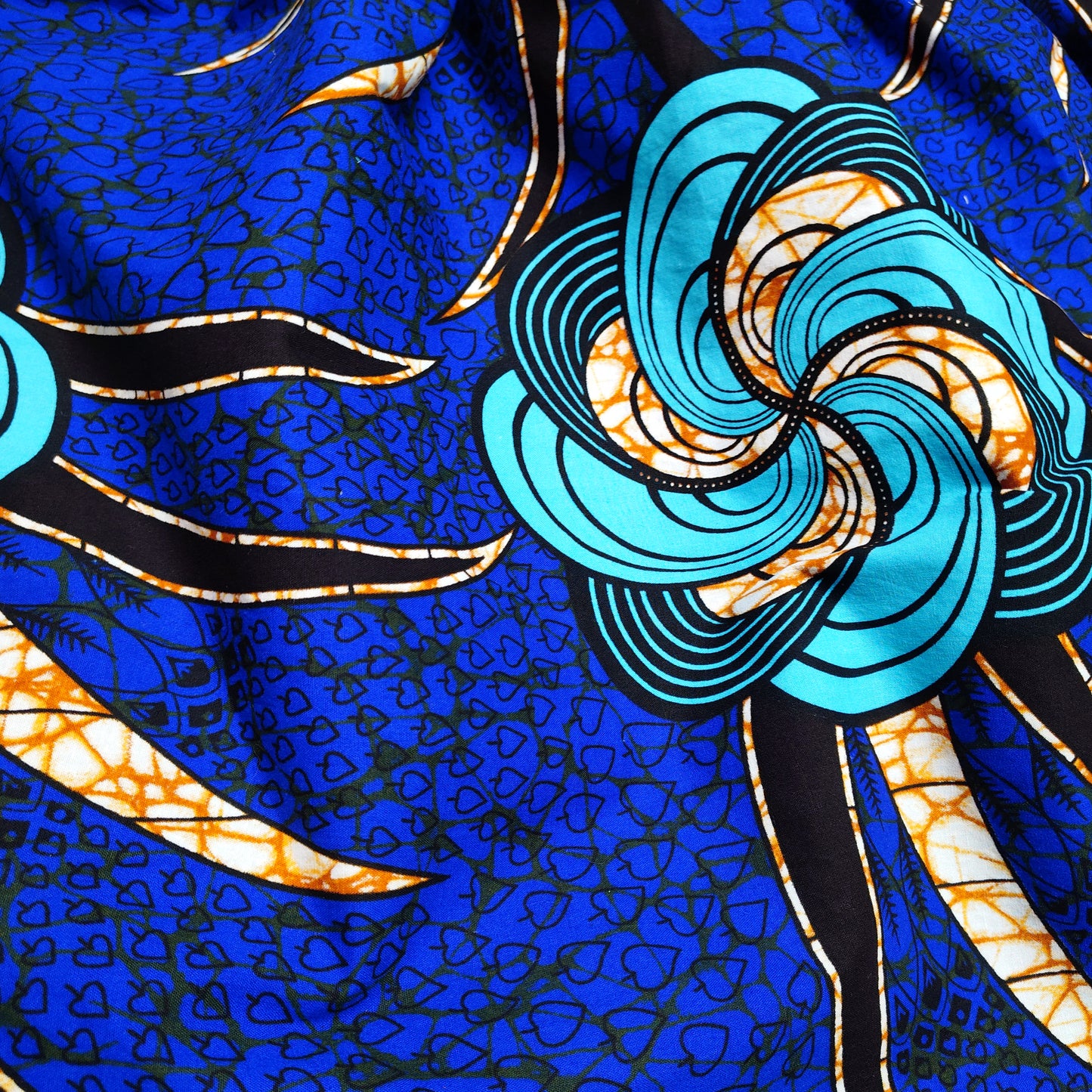 Jupe courte à poches ! Blue Bloom