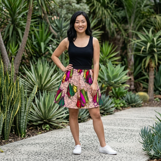 Short skirt with pockets! Color Leaf